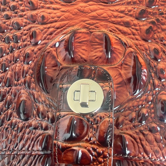 Brahmin Leia Crossbody Pecan PERFECT CONDITION - Picture 6 of 14